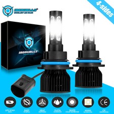 Ironwalls 4-sides 9004 Hb1 Led Headlight High Low Beam Bulbs 6500k White Bright