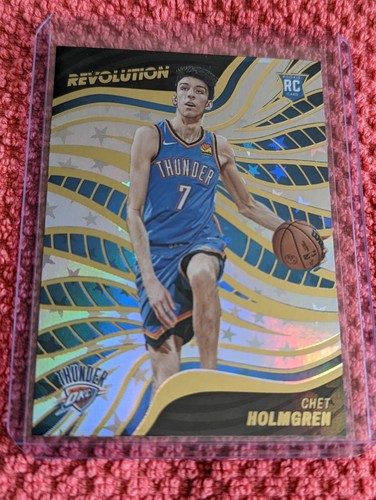 2021 23 Panini Revolution Chet Holmgren Rookie Card Astro SP OKC 