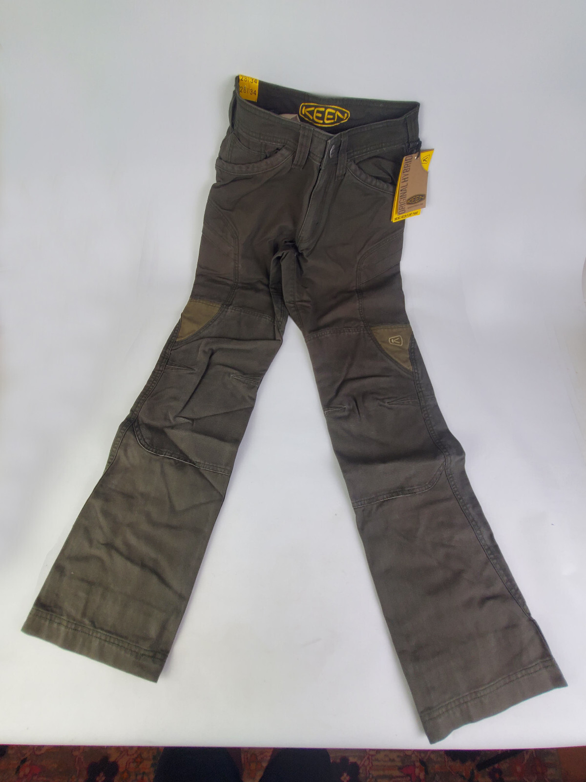 KEEN Mens size 28 x 34 Flint Pants Olive Green 100% Cotton MSRP $150 BRAND NEW