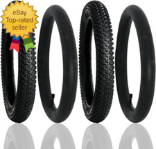 2 pezzi 14 pollici pneumatico bici 14 x 2,125 (57-254) 32 mm valvola tubo pneumatico bici resistente f