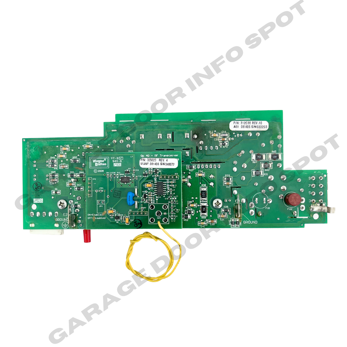 312038 Wayne Dalton Logic Control Board iDrive 3663-372 Garage