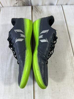 Adidas Messi 16.3 Indoor Soccer Mens 11 Shoes Black Green Athletic Active |  eBay