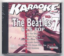 CHARTBUSTER KARAOKE CB-40112 THE BEATLES VOL 7, NEW 6 6 ARTIST SERIES CD G, OOP