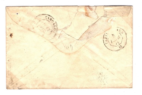 FRANCE Cover *Cancale* 20c Cerses 1871 {samwells-covers} SN22 - Picture 6 of 6