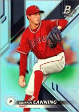 2019 Bowman Platinum Top Prospects TOP-49 Griffin Canning Los Angeles Angels