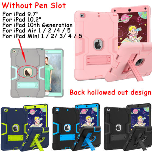 Kids Cover Case For iPad 10th 2022 9th Gen 10.2 5/6th Pro 9.7" Air 2 Stand Cover - Picture 3 of 52
