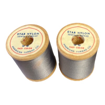 Vintage American Thread Co Star Nylon Thread 125 yds A 12