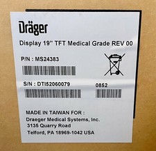 New Drager Display 19" TFT MS24383 Flat Panel Display Draeger