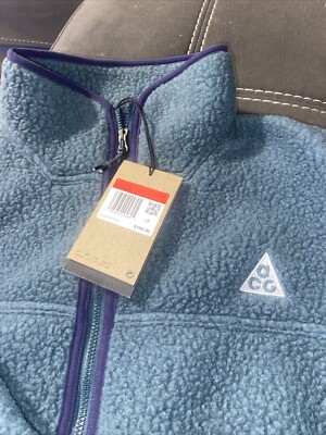 $180 Women Size Lg Nike ACG Arctic Wolf Polartec Oversize Fleece