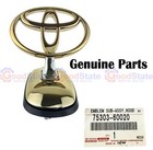 <!--F#f_0-->GENUINE Toyota LandCruiser 80 Series J80 1990-1998 Gold Bonnet Hood Badge Emblem<!--F/-->