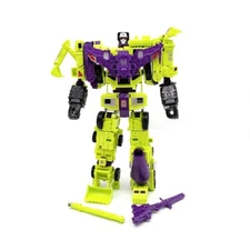 HZX 6-In-1 Transformable Toy Excavator Deformable 12in Robot Action Figure Model