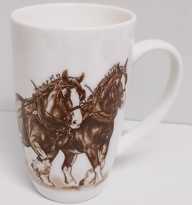 Working Horses Becher Bone China 15oz 425ml Vintage Empire Latte Chocolate Cup