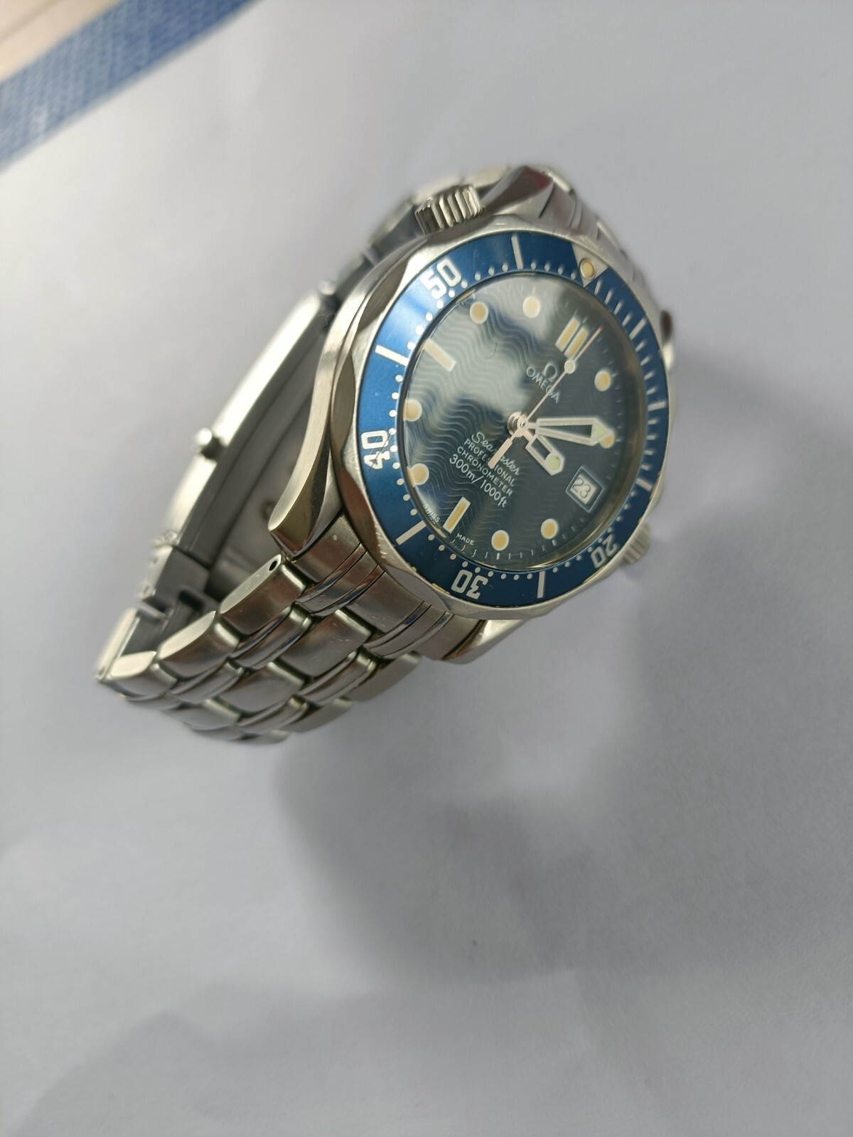Omega Seamaster Chronometer Diver worn With