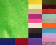 Baby Blanket Minky Solid Fabric / 60" Wide / Sold By The Yard