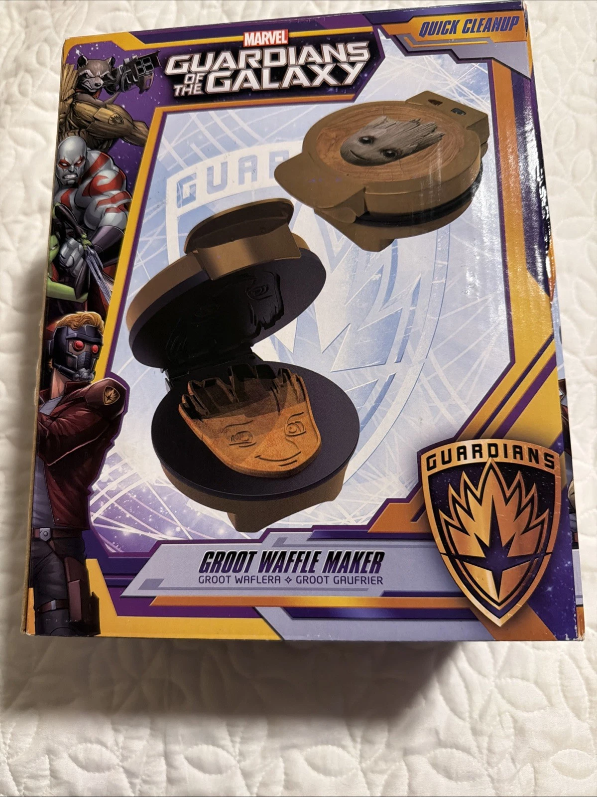 Groot Waffle Maker Marvel Guardians of the Galaxy New Open Box