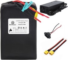 BtrPower 48V-72V Lithium Ebike Battery 20AH/3...