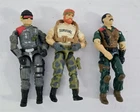 S-773 VINTAGE 1980'S HASBRO GI JOE ACTION FIGURES OUTBACK LOW-LIGHT & MUTT