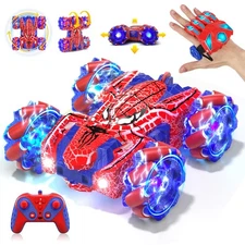 Spider Gesture Remote Control Car - Double-Sided RC Stunt Vehicle with Lights