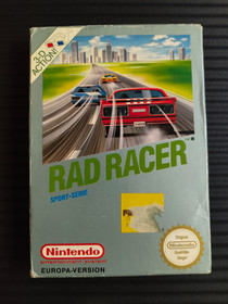 RAD RACER Sport-Serie - PAL - Nintendo Entertainment System - NES - 1988 - OVP