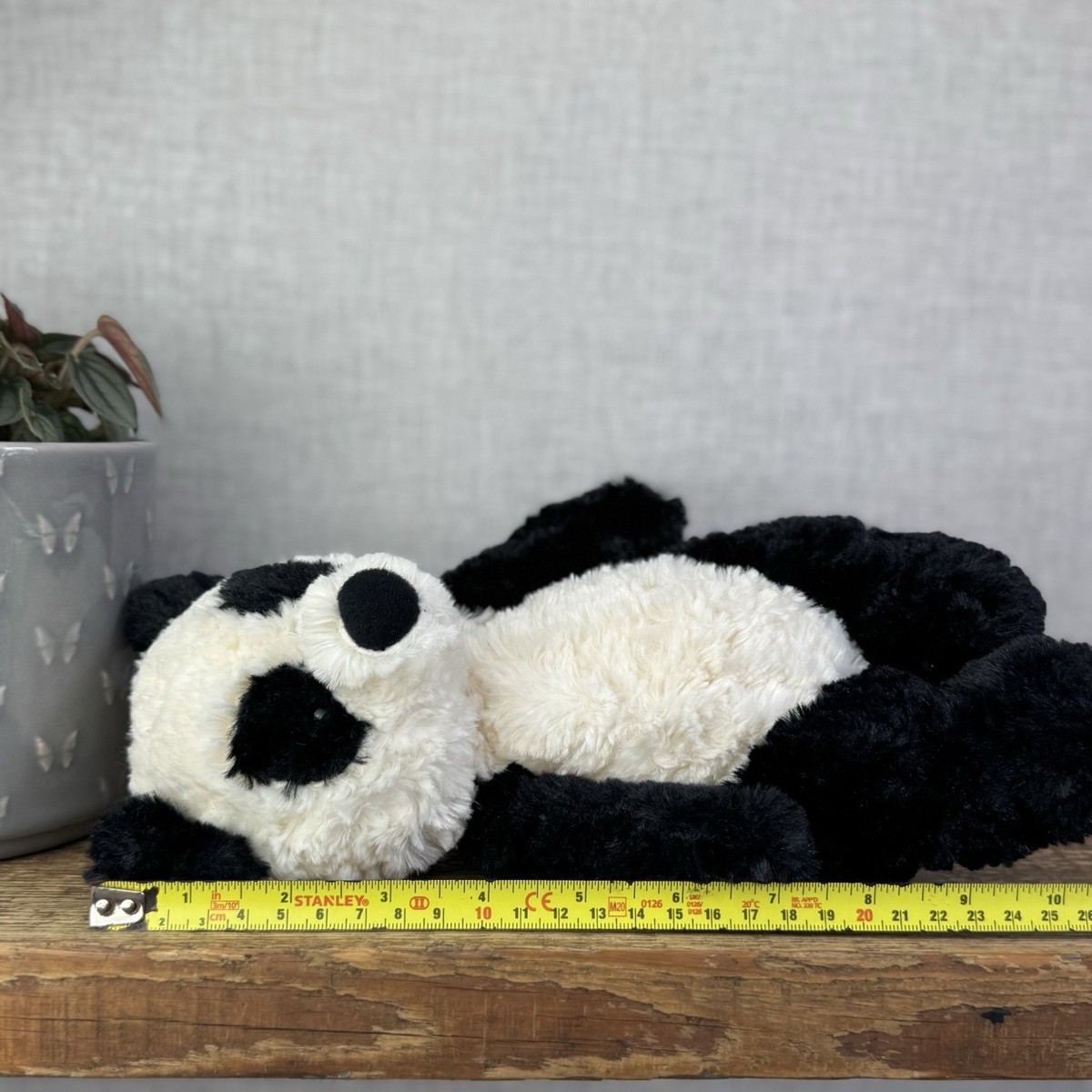 Jellycat Small Bartlesham Panda Bear - Vintage Panda With Tags