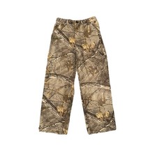 Vintage Y2K Carhartt Realtree Camo Pants Youth 14 Hunting Camouflage Work Wear
