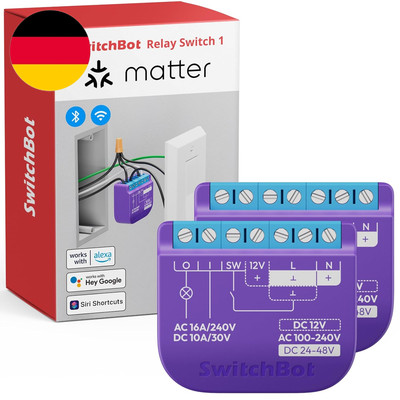 Switchbot Wlan Schalter 1 (2Er-Pack) Kompatibel Mit Alexa/Apple Home/Google Home