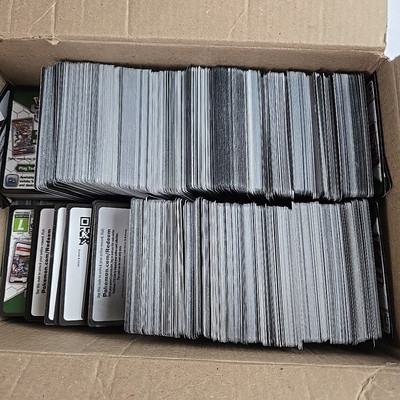3000+ Code Card Lot Mixed Unused. Large Huge
