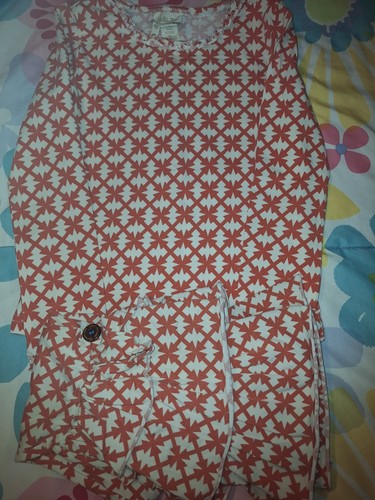 Matilda Jane Red & White Bennys & Matching Long Sleeve Shirt Outfit Size 6