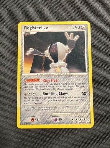 Registeel 39/146 Legends Awakened Regular Non Holo Pokemon Card TCG - MP