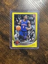 2026 Bowman U Basketball Yellow  Parallel RJ Barrett #156 Toronto Raptors /75