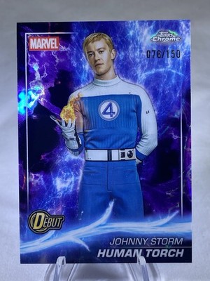 HUMAN TORCH 2025 Topps Chrome Marvel Studios Agatha Lava Refractor #196 /150