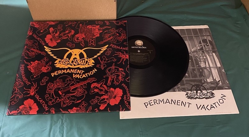 Aerosmith - Permanent Vacation LP GHS 24162 1987 US Original First Pressing