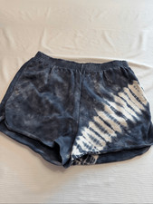 Coach Women  s Blue Cotton Tie Dye Shorts Size Large