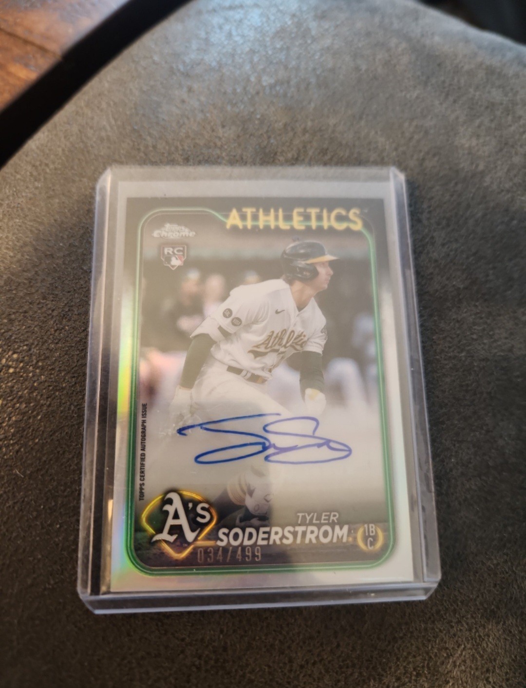 2024 Topps Chrome Update Series Auto Tyler Soderstrom #AC-TS Refractor/499