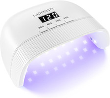 UV Nail Lamp - Fast Drying, UV Light for Gel Nails with 30 Dual Lamp Beads, 4 Ti