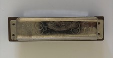 Vintage M. Hohner Marine Band Harmonica Key C 10 Hole Made in Germany