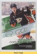 2017-18 Upper Deck MVP Green Script Rickard Rakell #54 READ 1o7y