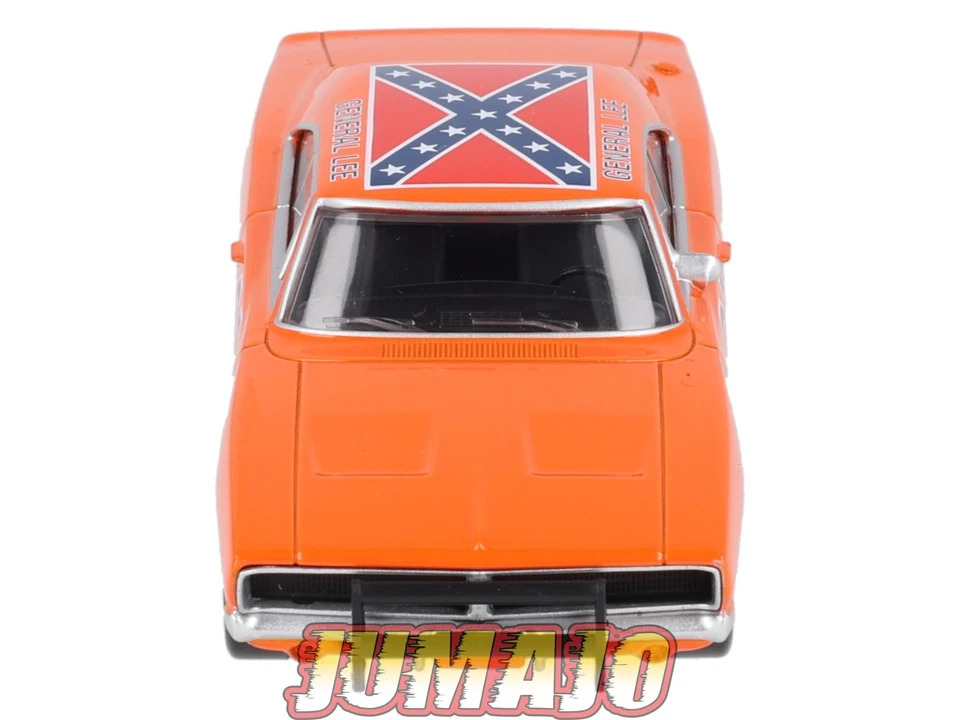 JC34 Voiture 1/43 JET-CAR NOREV : DODGE Charger orange General Lee #1 - Photo 3/4