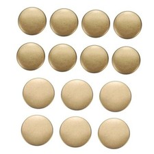 Metal Antiqued Button Set Round Metal Sewing Button Brass 15mm 20mm Bronze