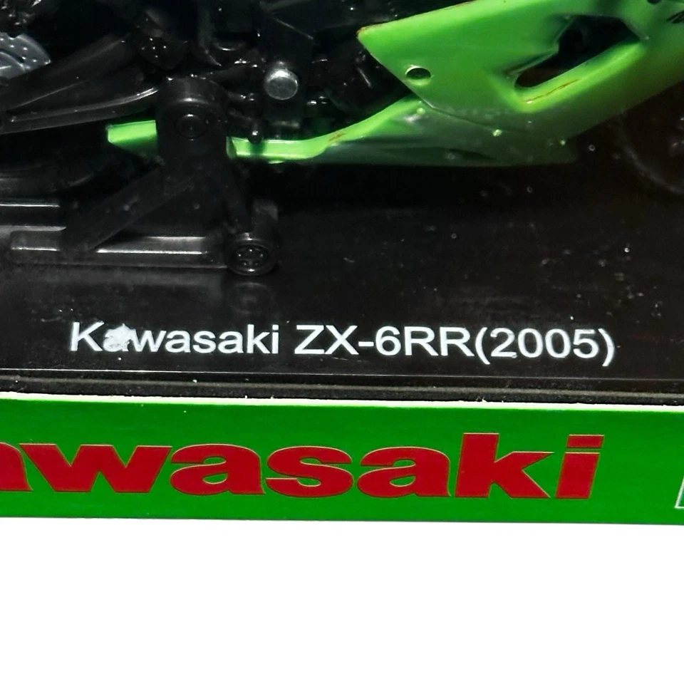 NewRay Kawasaki ZX-6RR 2005 Verde 1:18 Die-Cast Moto Modelo Oficial Foto 3 de 4