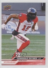 2024 Upper Deck CFL Exclusives 13/100 Dominique Rhymes #2 1lm9