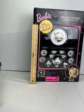 Barbie Miniature Nostalgic China Tea Set 35th Anniversary Teapot Dishes HH B