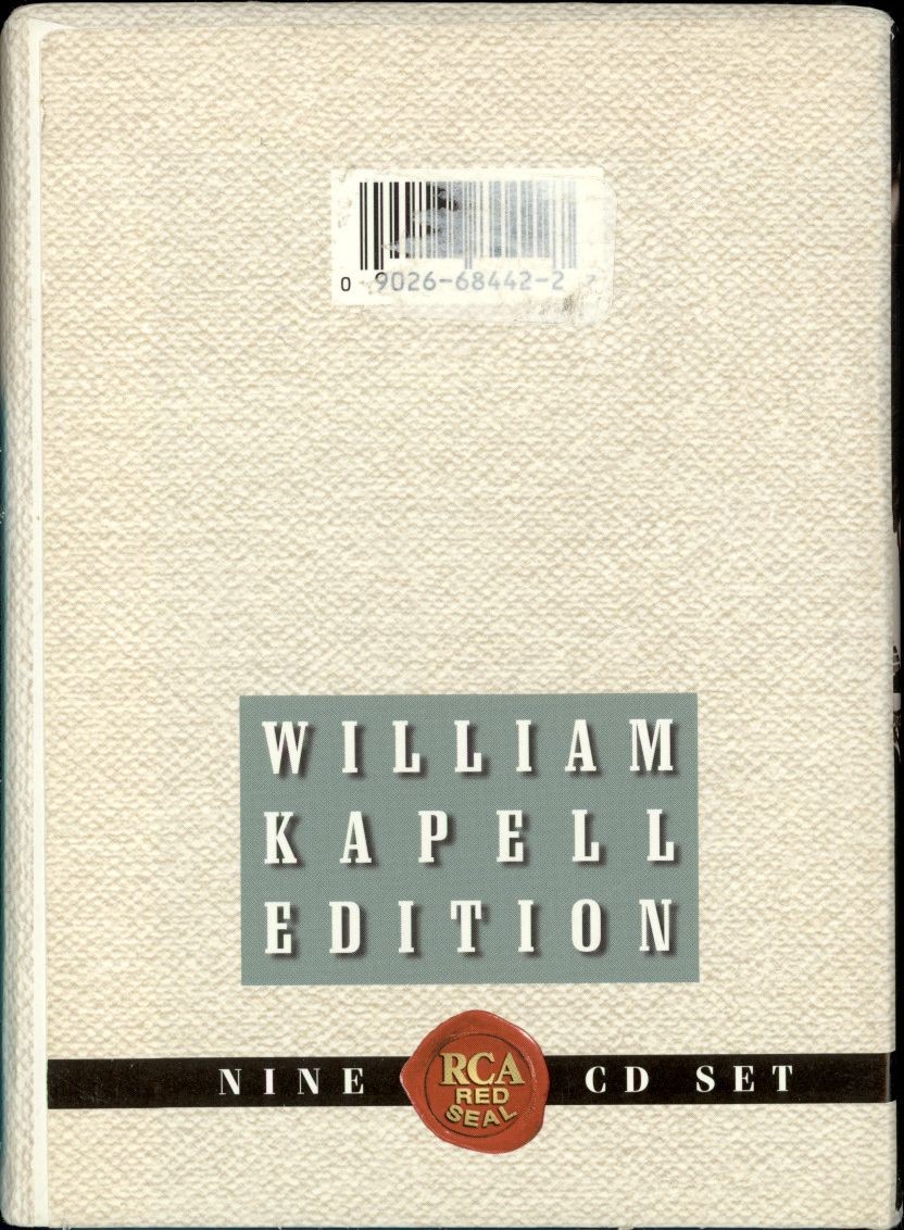 William Kapell Edition (CD, Jan-1999, 9 Discs, RCA Red Seal) for