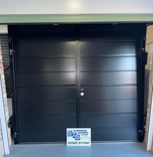 Insulated Black Centre ribbed Horizontal design Supply only