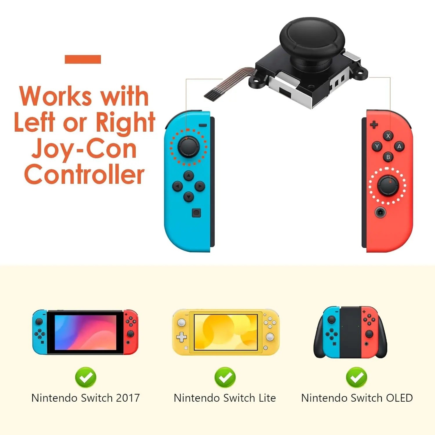 Joystick Analogico di Ricambio per Nintendo Switch foto 6