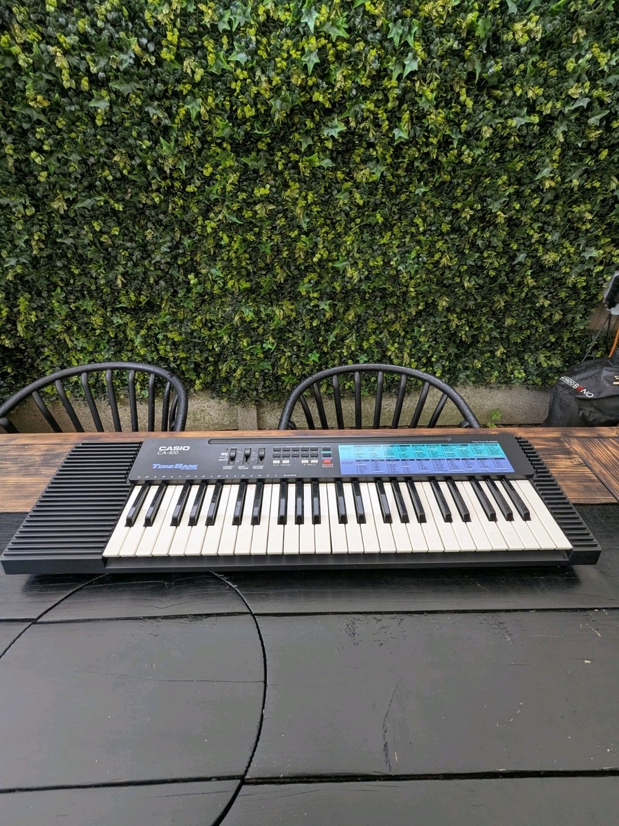 Casio CA-100 49-Key ToneBank Black Electronic Keyboard Working