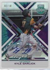 2016 Panini Elite Extra Edition Aspirations Tie-Dye /10 Kyle Garlick Auto s5q