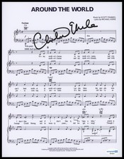 Christine Ebersole "Grey Gardens" SIGNED 'Around the World' Sheet Music ACOA