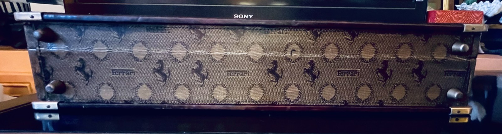 Ferrari Leather Briefcase VINTAGE COLLECTIBLE 1970s