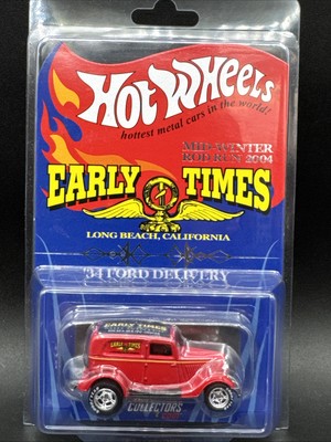 2004 Hot Wheels RED 34 FORD DELIVERY Early Times Mid Winter Rod Run Long Beach